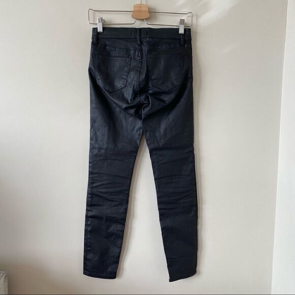 MADEWELL-COATED Skinny Moto Ribbed Knee Jeans - Picture 3 of 13